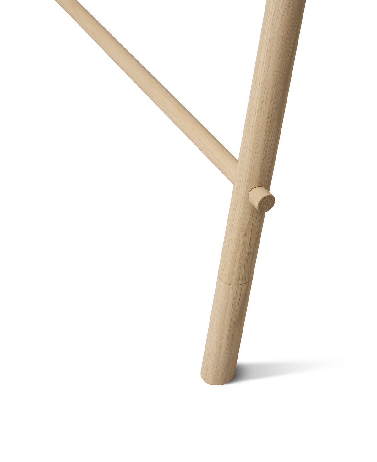 Oliver Furniture Camp Junior Desk, Adjustable - White and Oak