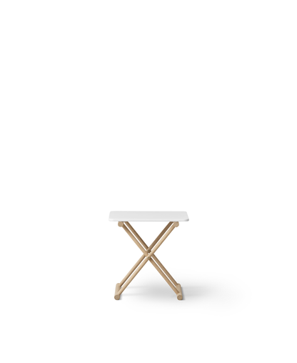 Oliver Furniture Camp Bed Table High – White and Oak