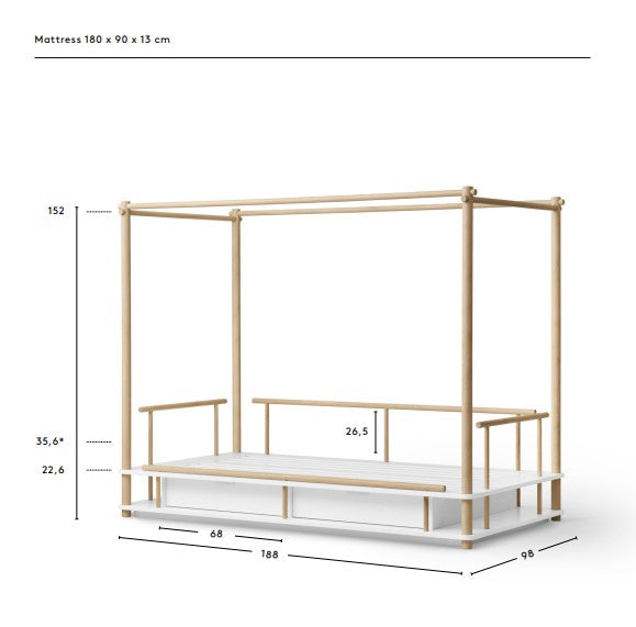 Oliver Furniture Camp Nomad Canopy Bed - Circus Canopy
