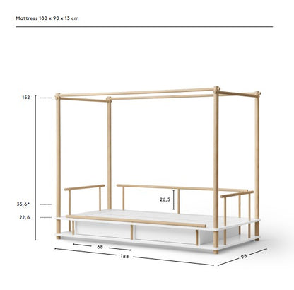 Oliver Furniture Camp Nomad Canopy Bed - Circus Canopy