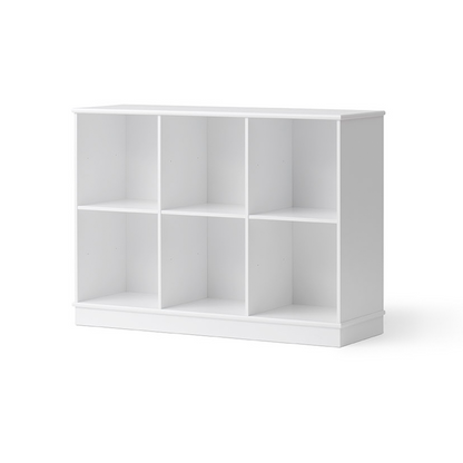Oliver Wood Shelving Unit 3 x 2 With Base