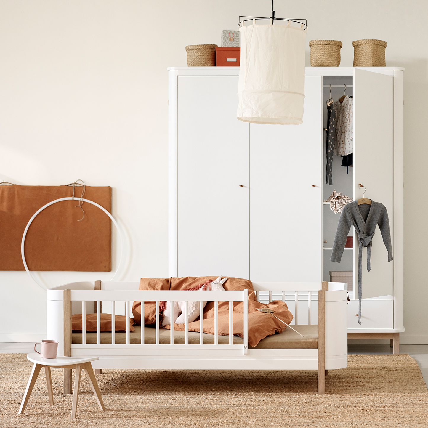 Oliver Furniture Wood Mini+ Junior Bed - White & Oak