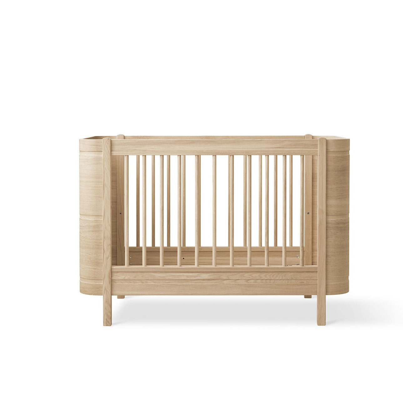Oliver Furniture Wood Mini+ Cot Bed Excl Junior Kit - Oak