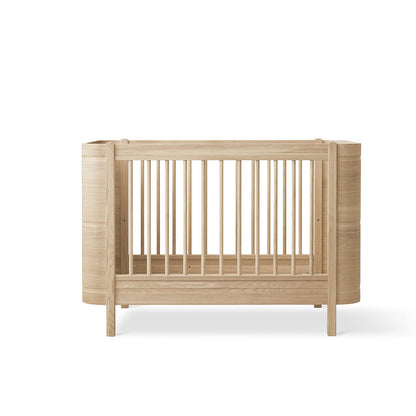 Oliver Furniture Wood Mini+ Cot Bed Excl Junior Kit - Oak