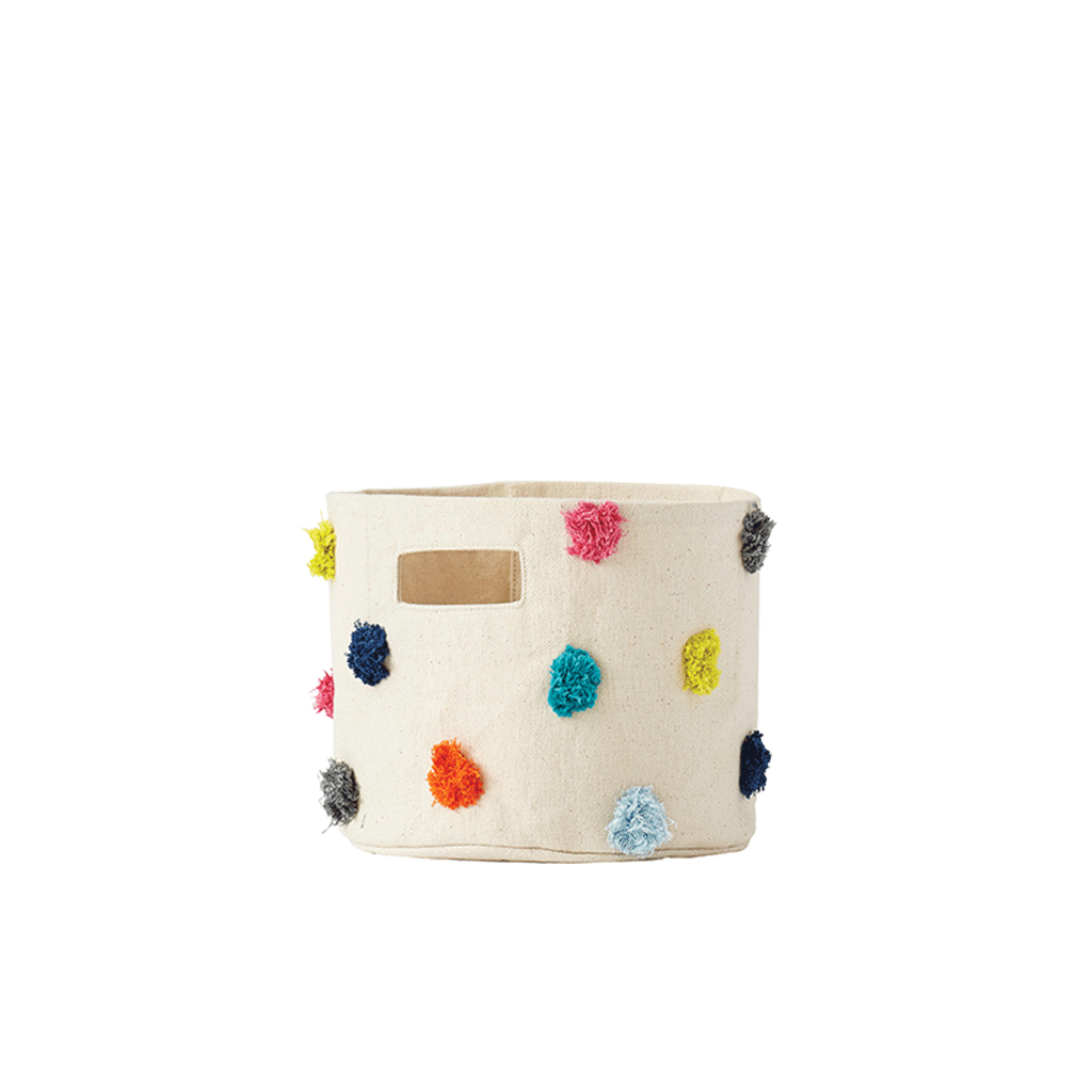 Pehr Multi-colour Pom Pom Storage Baskets