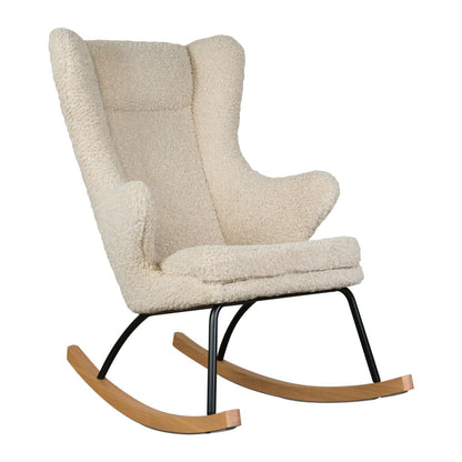 Quax De Luxe Adult Rocking Nursing Chair - Teddy Sheep