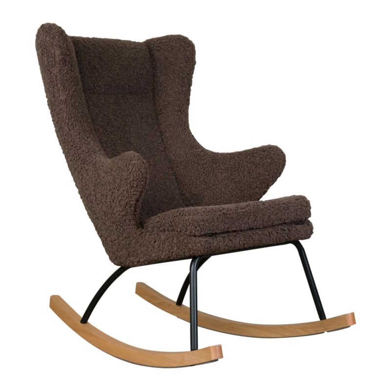 Quax De Luxe Adult Rocking Chair - Teddy Bison