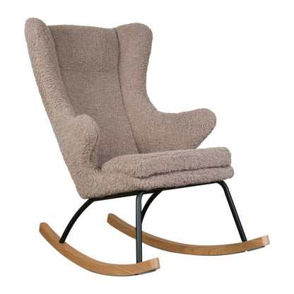 Quax De Luxe Adult Rocking Chair - Teddy Stone