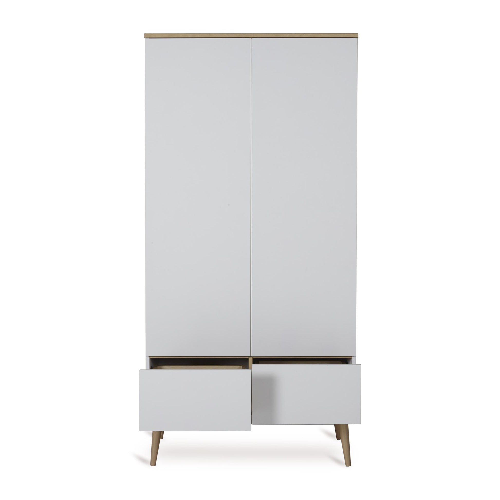 Wardrobe in White — lifestyle view in nursery setting