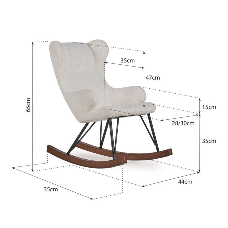 Quax Kids Rocking Chair - Cream