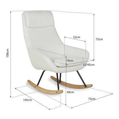 Quax Rocking Chair Nordic - Desert