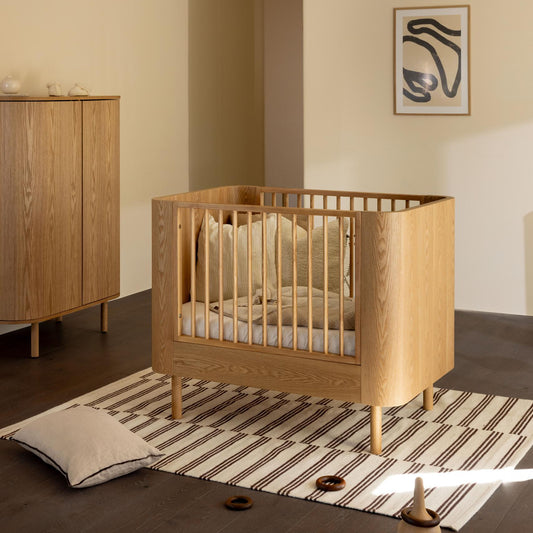 Cot in Ashwood by Quax