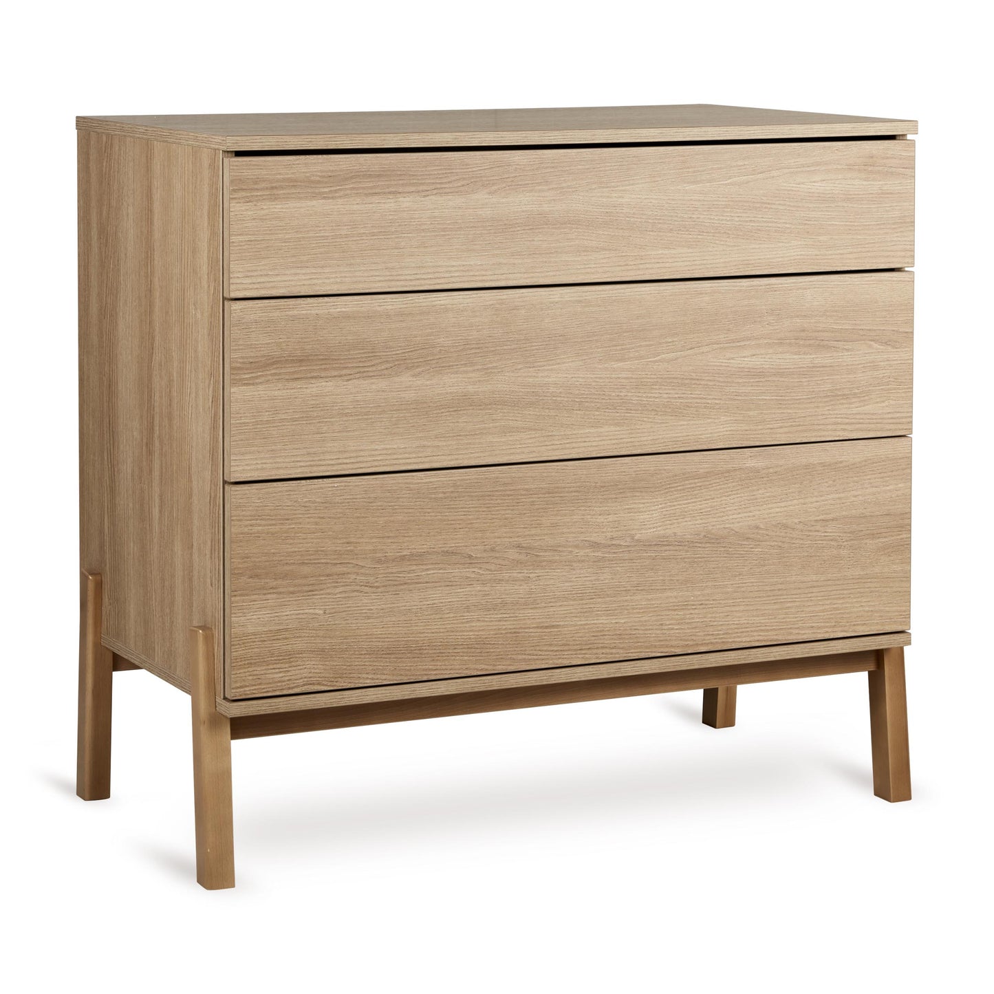 Quax Ashi Dresser with Optional Baby Changer Top - Honey Ash