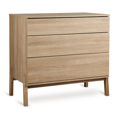 Quax Ashi Dresser with Optional Baby Changer Top - Honey Ash
