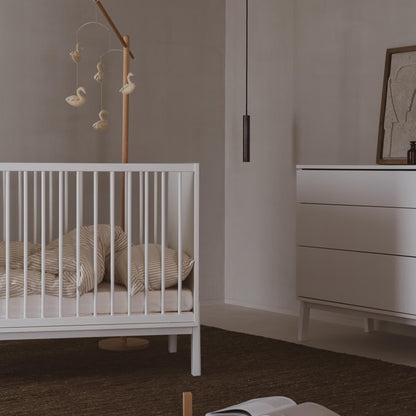 Quax Ashi Cot 120 X 60 cm - Cream