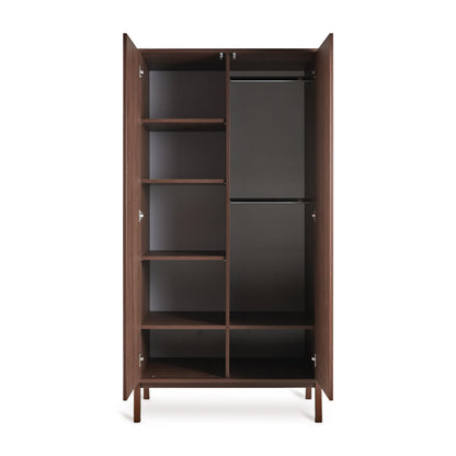 Quax Ashi 2 Door Wardrobe - Chestnut