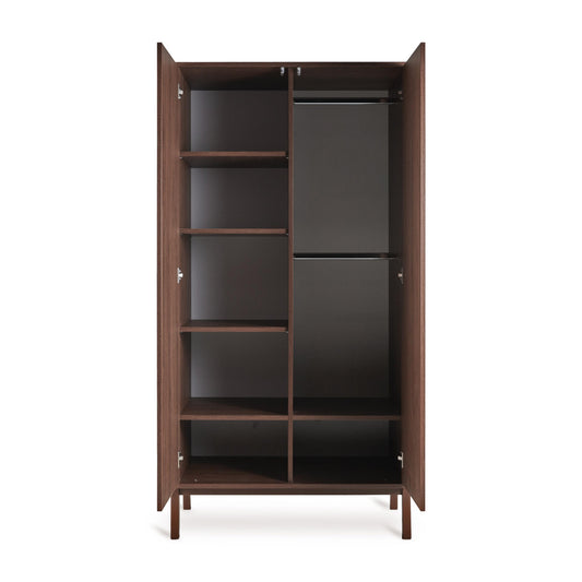 Quax Ashi 2 Door Wardrobe - Chestnut