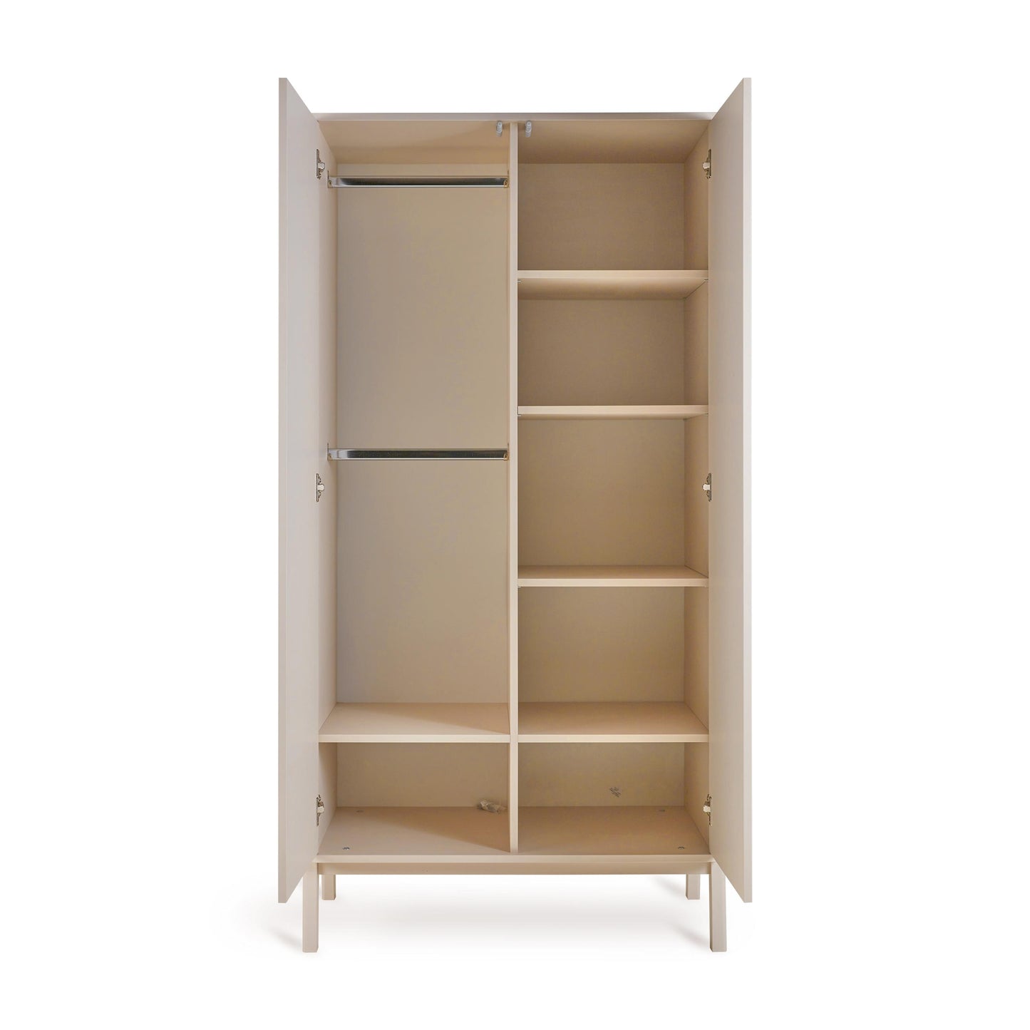 Quax Ashi 2 Door Wardrobe - Clay