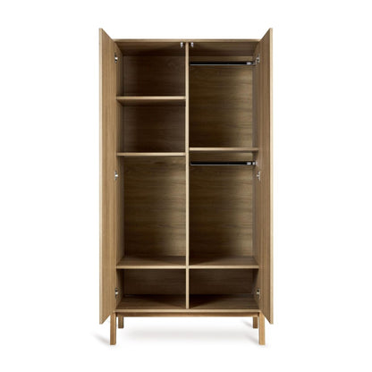 Quax Ashi 2 Door Wardrobe - Honey Ash