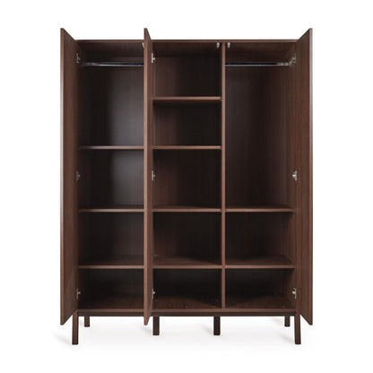 Quax Ashi 3 Door Wardrobe - Chestnut