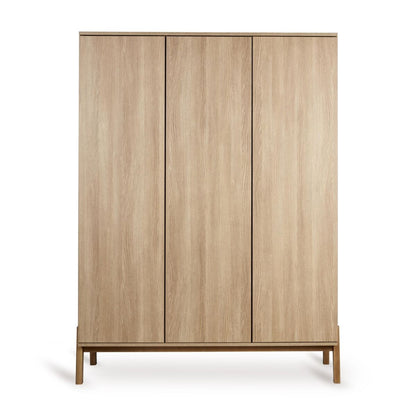 Honey Ash Wardrobe for the Nursery with 3 doors