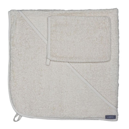 Quax Hooded Towel & Wash Cloth - Clay