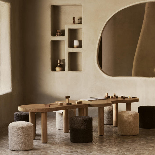 Modular kids Playroom Table in Ash Veneer