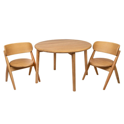 Curve Lab Round Table - Oak Wood