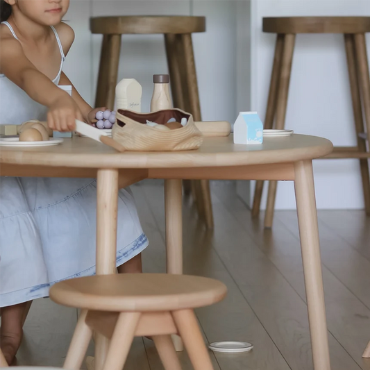 Curve Lab Round Table - Beech Wood