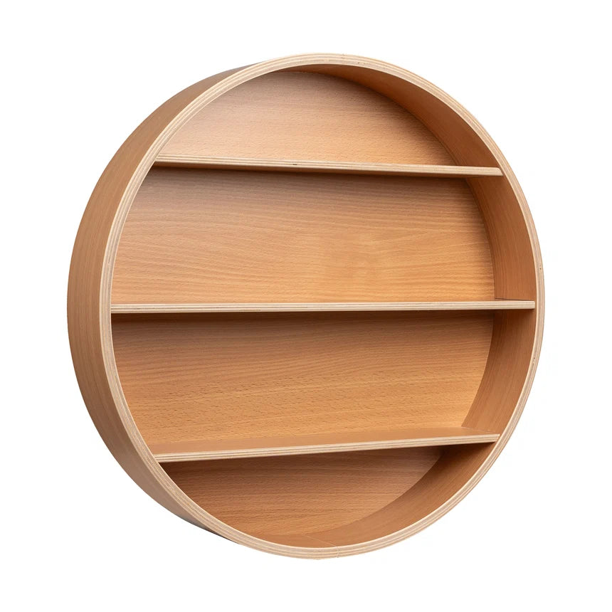 Curve Lab Round Shelf - Beech Wood