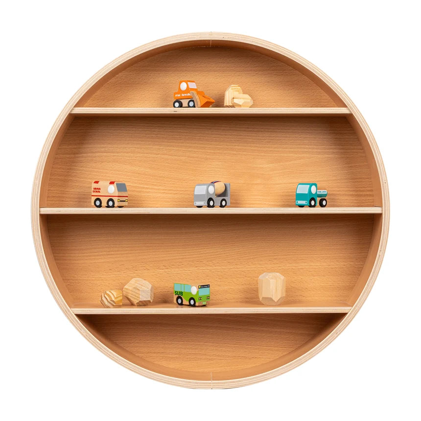 Curve Lab Round Shelf - Beech Wood