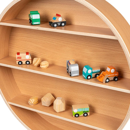 Curve Lab Round Shelf - Beech Wood