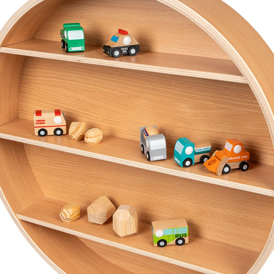 Curve Lab Round Shelf - Beech Wood