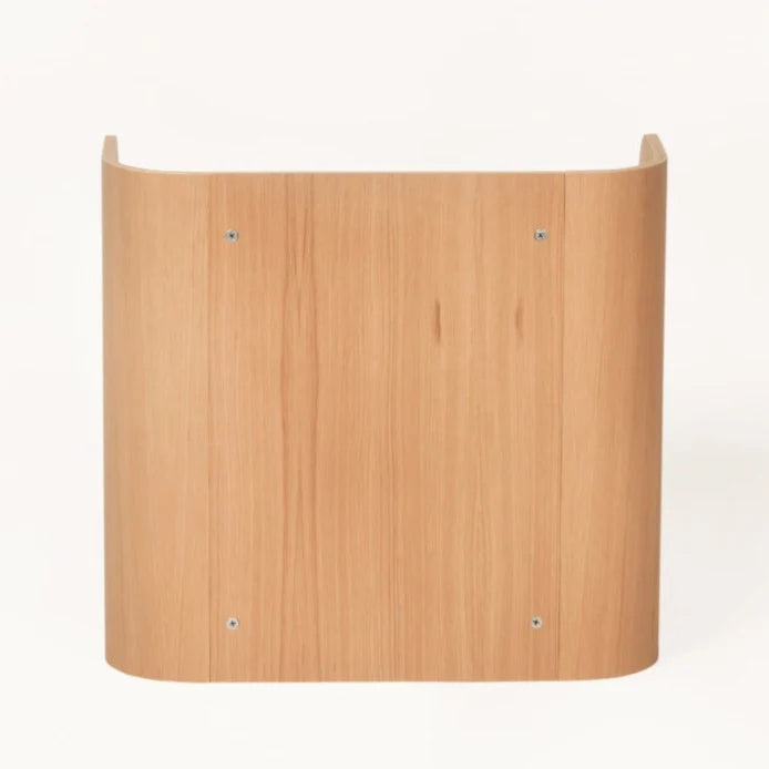 Curve Lab Small Curvy Bookcase - Oak Wood