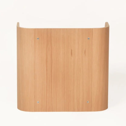 Curve Lab Small Curvy Bookcase - Oak Wood