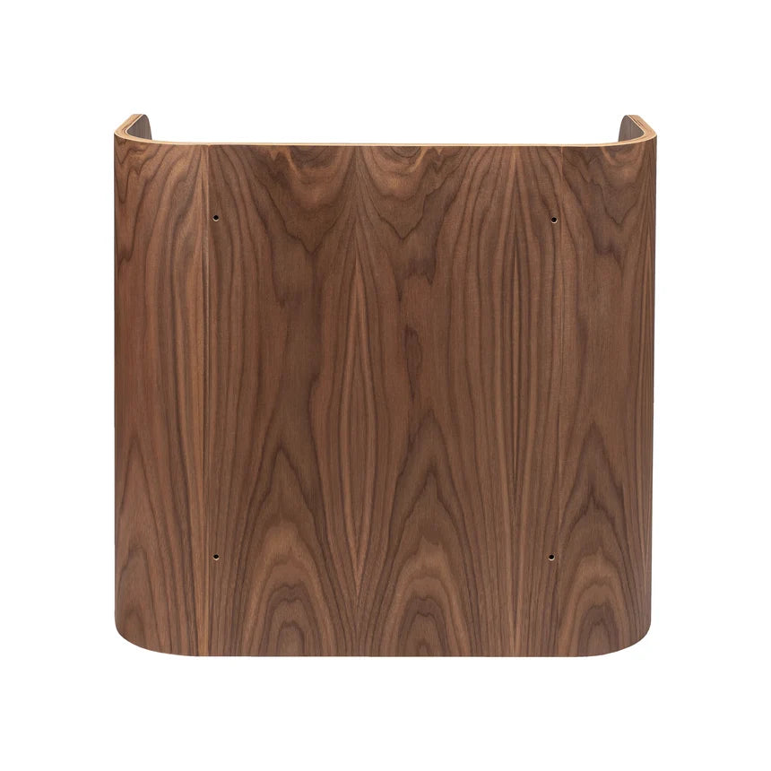 Curve Lab Small Curvy Bookcase - Walnut Wood