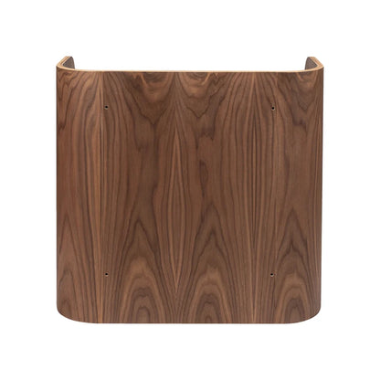 Curve Lab Small Curvy Bookcase - Walnut Wood