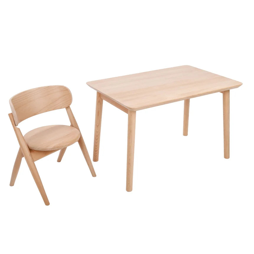 Curve Lab Small Desk - Beech Wood