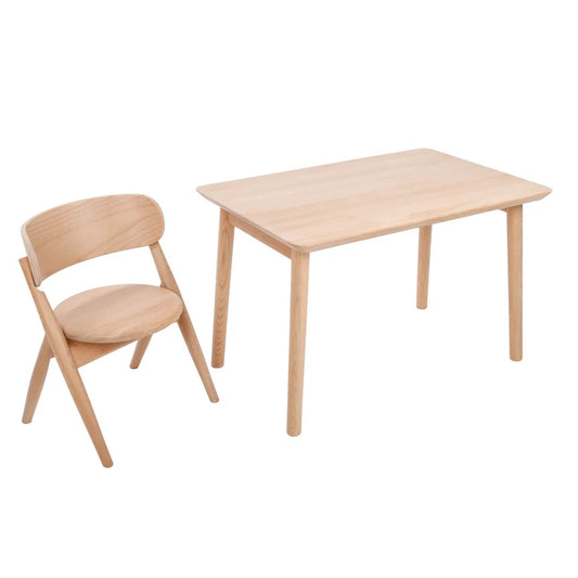 Curve Lab Small Desk - Beech Wood