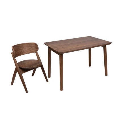 Curve Lab Small Desk - Walnut