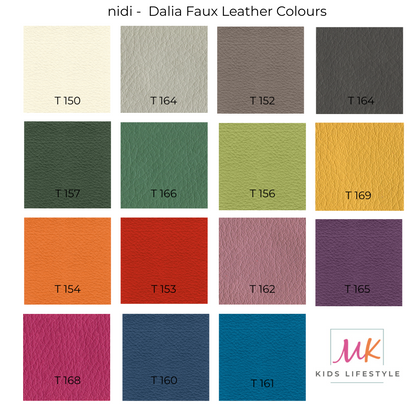 Faux Leather Pil Desk Chair by Nidi