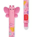 Legami Erasable Butterfly Pen - Pink ink