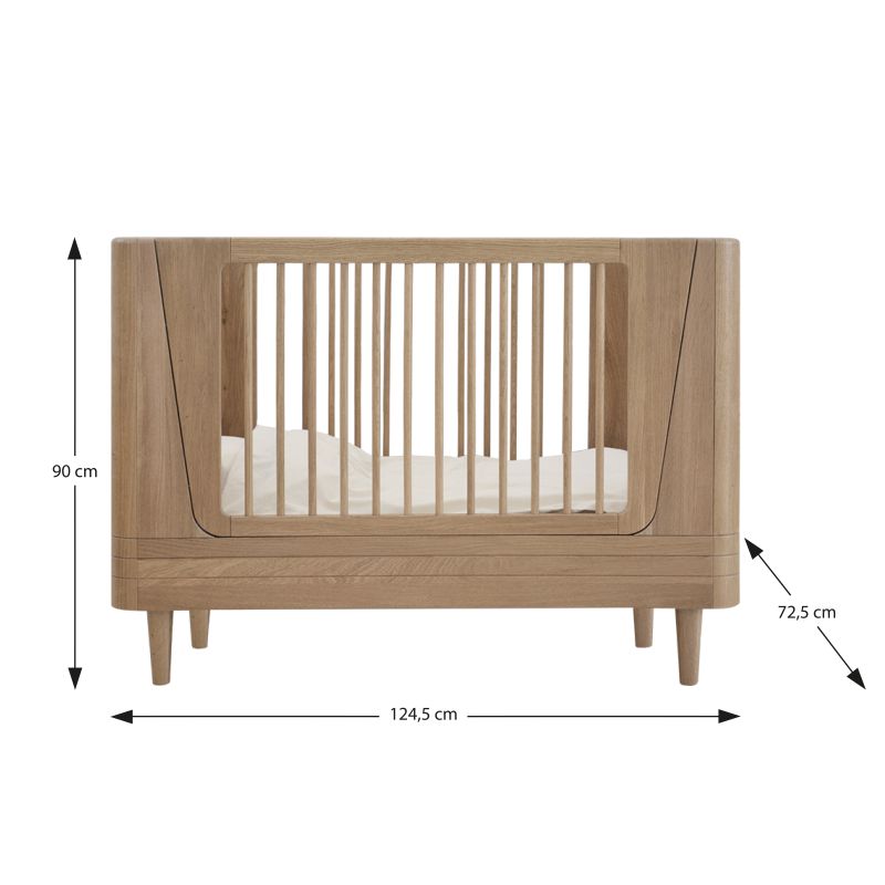 We are Bitte Oak Nature Baby Bed 2.0