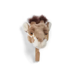 Plush horse toy on a white background