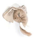 Plush elephant toy with a soft texture