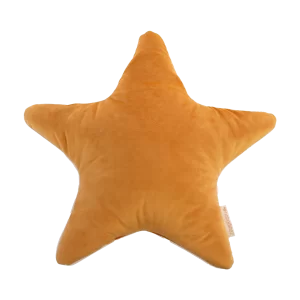 Aristote Star Velvet Cushion- Farniente Yellow
