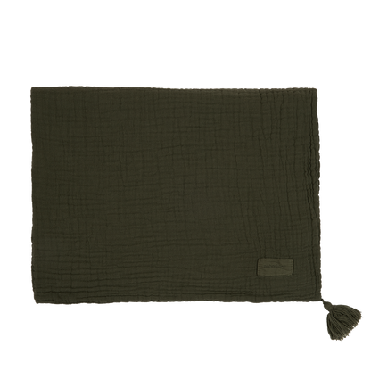Blanket in washed double muslin Wabi-Sabi