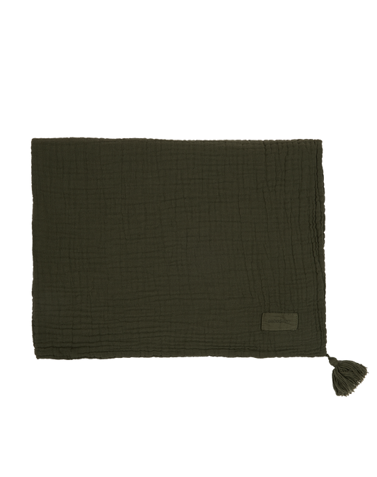 Blanket in washed double muslin Wabi-Sabi