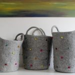 Felt Storage bags with felt balls