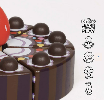 Le Toy Van Chocolate Gateau Wooden Toy